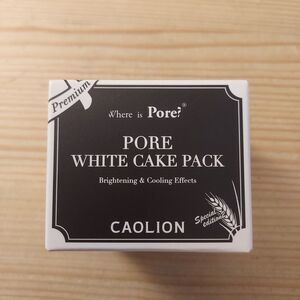 Caolion white cake pack cleansing hydrating tightening mask Korean skin Care